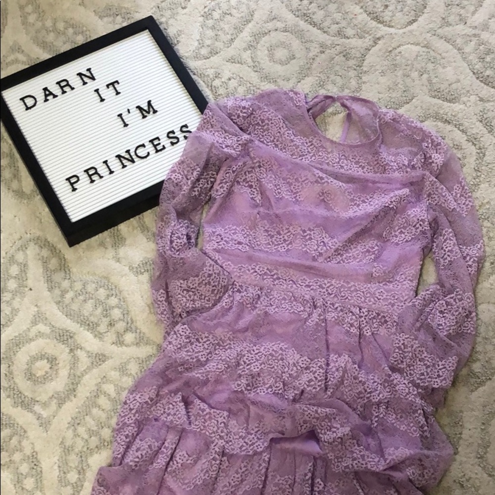 Lace Purple Dress!
